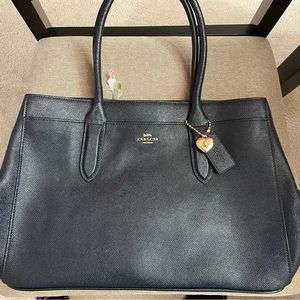 NEW NAVY BLUE COACH HANDBAG